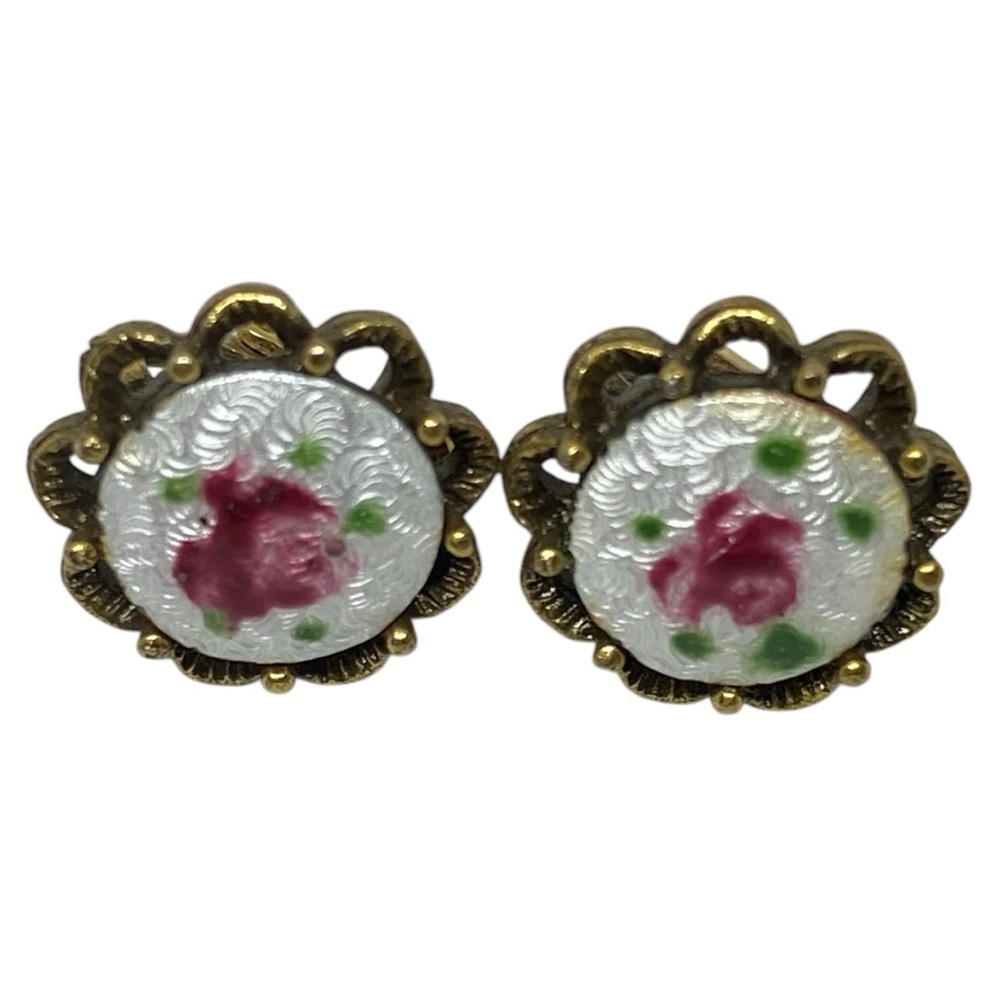 Vintage Round Clip Earrings​